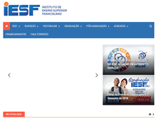 Tablet Screenshot of iesfma.com.br